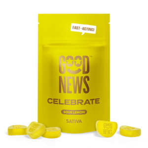 CELEBRATE Lemon Fast Acting Sour Gummies